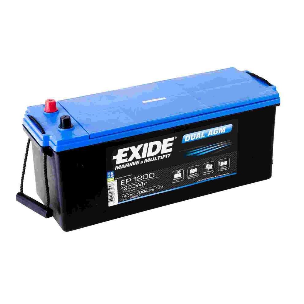 EXIDE Agm-Batterien für Service und Inbetriebnahme 100Ah 140Ah 240Ah