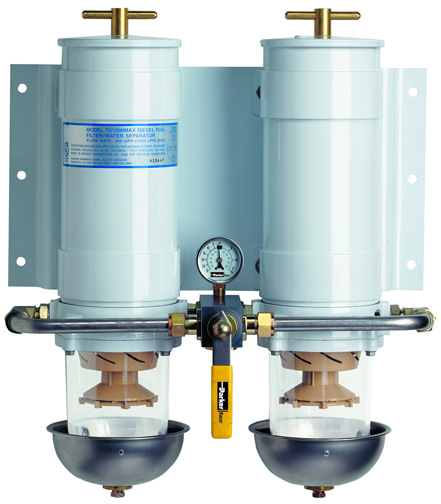 Racor Doppelfilter 75/1000 MA - Kraftstofffilter - MTO Nautica Store