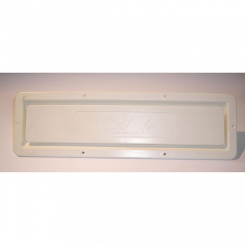 Lufteinlass für Motorraum aus weißem ABS mit Wasserfalle