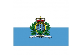 San Marino RSM Flagge