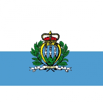 San Marino RSM Flagge