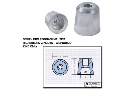 Zinkspinner Reggiani Nautica Int. Zylindrisch