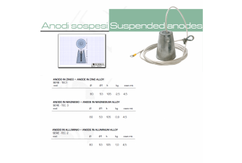 Schwebende Anode Zink Magnesium Aluminium