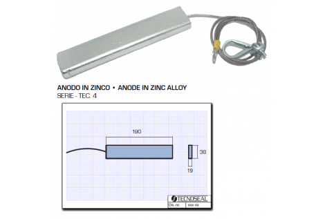 Zink suspendierte Anode der Tecno-Serie