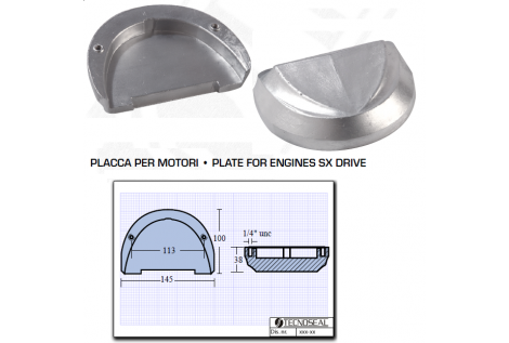 Platte für Motoren