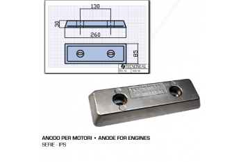 Aluminiumanode für Motoren der IPS-Serie