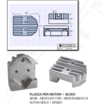 Platte für Mercury Mercruiser Alpha Gen Bravo Motoren