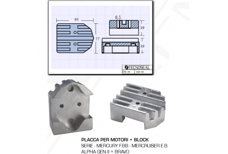 Platte für Mercury Mercruiser Alpha Gen Bravo Motoren