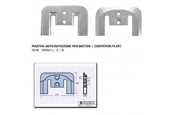 Anti-Kavitationsplatte für Bravo I II III-Motoren