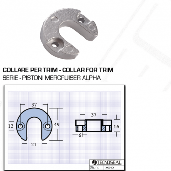 Halsband für Trimmmotorkolben Mercruiser Alpha