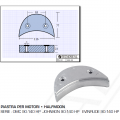 Platte für OMC-Motoren Johnson Evinrude 90 140 PS
