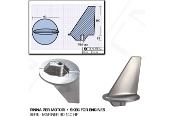 Finne für Mariner-Motoren 90 140 PS