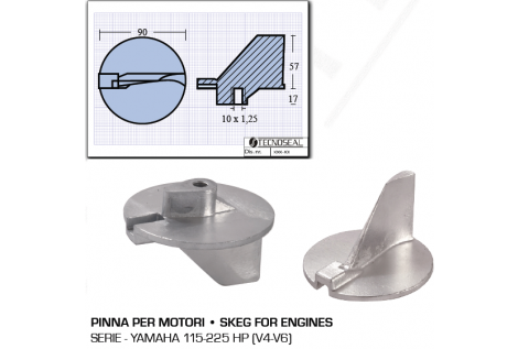 Flossen für Yamaha 115 225 PS Motoren