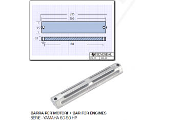 Bar für Yamaha 60 90 PS Motoren