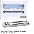 Platte für Susuky-Motoren 70 90 115 140 150 PS