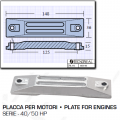 Platte für Honda Motoren 40 50 PS