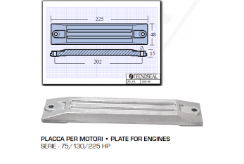 Platte für Honda Motors 75 130 225 PS