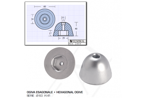 Sechskantquerlenker D 60 H 40