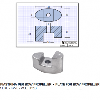 Platte für Bugpropeller