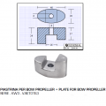 Platte für Bugpropeller