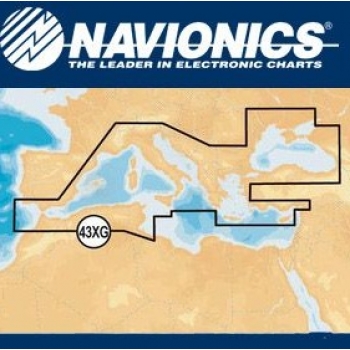 Navionics XL9 43XG Mittelmeerkartographie