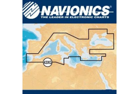 Navionics XL9 43XG Mittelmeerkartographie