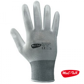 Handschuh aus durchgehendem Gewinde 100% Polyester Mac-Tuk Polyurethan