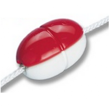 Zweifarbige Boje Olivetta für Navigationskorridore