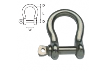 Omega Cetra Lyre Shackle mit Edelstahlachse