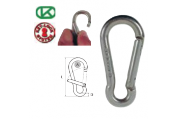 KONG Standard Karabiner aus Edelstahl AISI 316