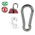 KONG Standard Karabiner aus Edelstahl AISI 316