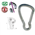 KONG Standard Wide Karabiner aus Edelstahl AISI 316