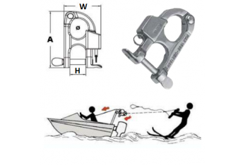 KONG Carabiner Regulatory Edelstahl für Wasserski