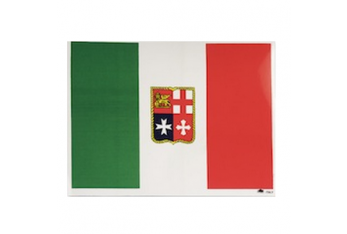 Italienischer Flaggenaufkleber