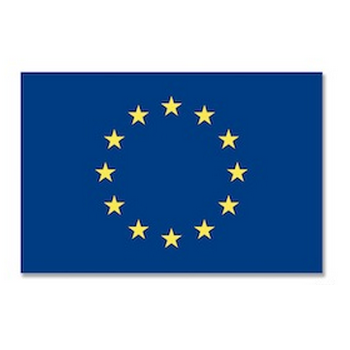 Europäische Flagge Aufkleber