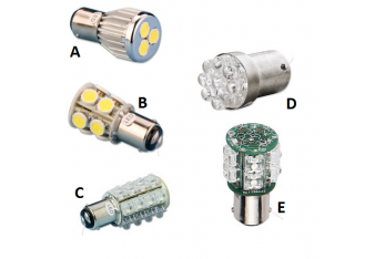 Inline Poli Bajonett LED Birne