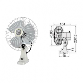 TMC 12V einstellbarer Lüfter