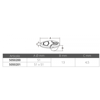 RUNDER EDELSTAHLHEBER