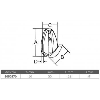 EINZIEHBARER AUFHÄNGER AUS EDELSTAHL