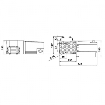 Elektrische Winde zum Ziehen von Booten