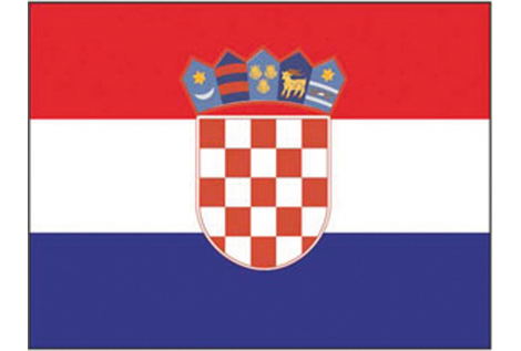 KROATIEN FLAGGE 20X30 CM