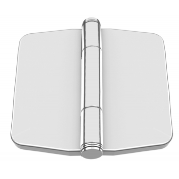 SCHARNIER AUS EDELSTAHL 316 MIT ABDECKUNG