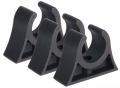 Clip für Rohr, schwarz 19/20 mm 