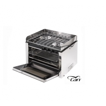 Küche mit 2-Flammen-Ofen