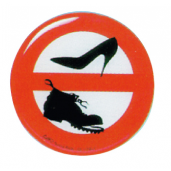 VERBOT SCHUHE RELIEF
