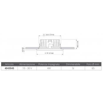 EINBAUSCHEINWERFER BLAKE HP