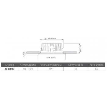 EINBAUSCHEINWERFER MARINA HP