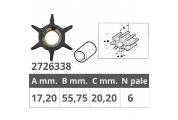 LAUFRAD HONDA 4T 35,40,45,50PS