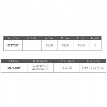 MERCURY LAUFRAD 2 / 4T 18-50 PS