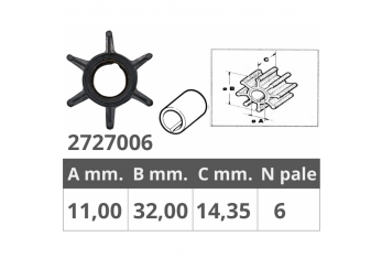 MERCURY 2T LAUFRAD 3,5-3,6-4-5 PS